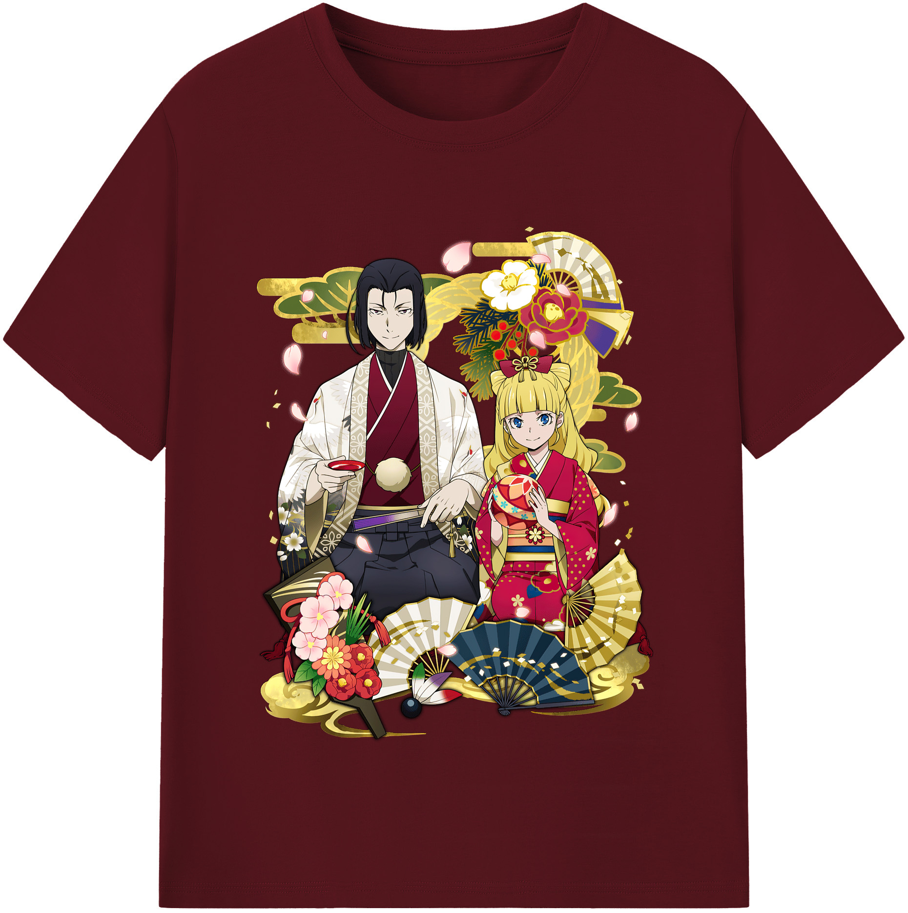 （画像用） 文豪ストレイドッグス Bungo Stray Dogs 綿100％半袖Tシャツ（フロントプリント）